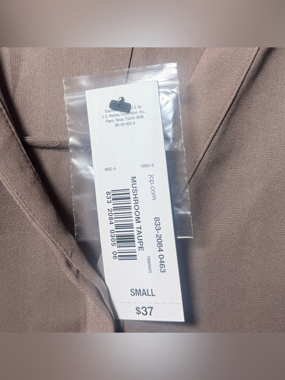 Women’s Worthington Taupe Top S - Picture 3 of 4